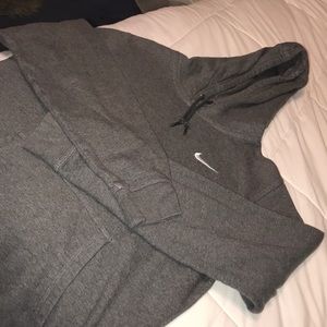 GRAY NIKE HOODIE